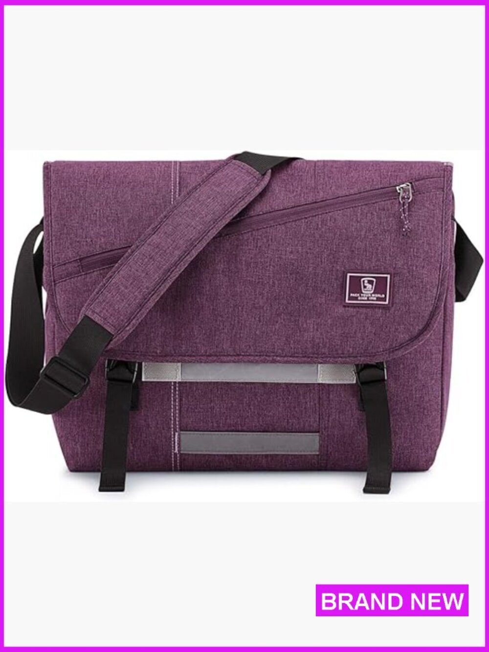 14 Inch Laptop Messenger Bag Crossbody Satchel Shoulder Bag College Travel